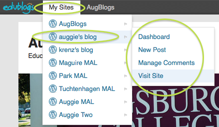 Finding your blog