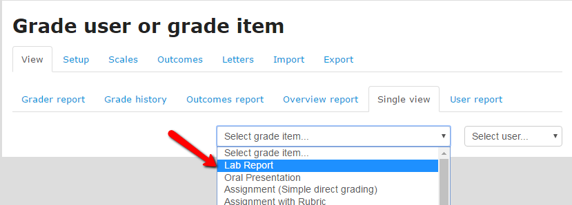 Select the assignment