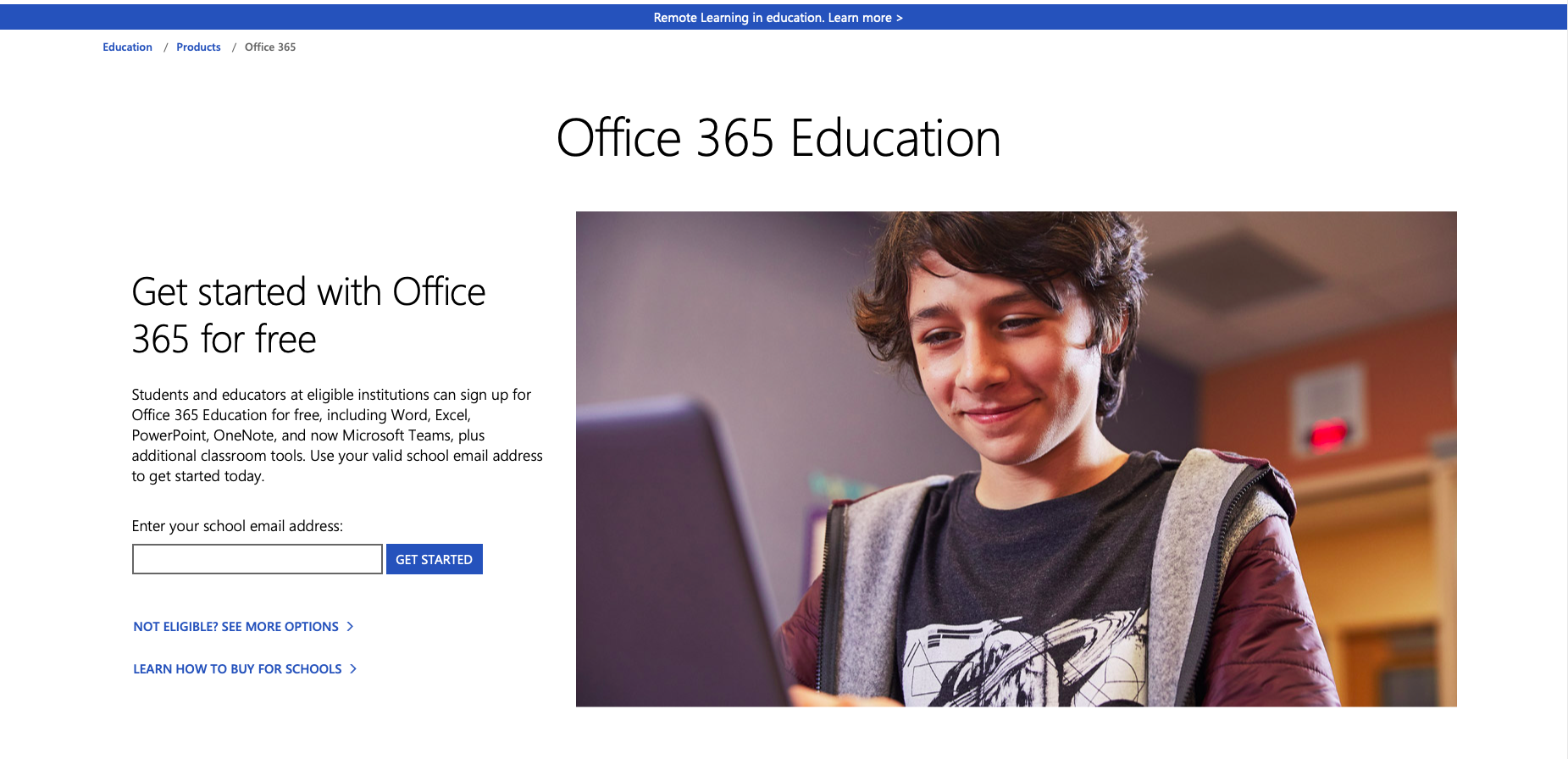 setup microsoft office 365 a1 student account