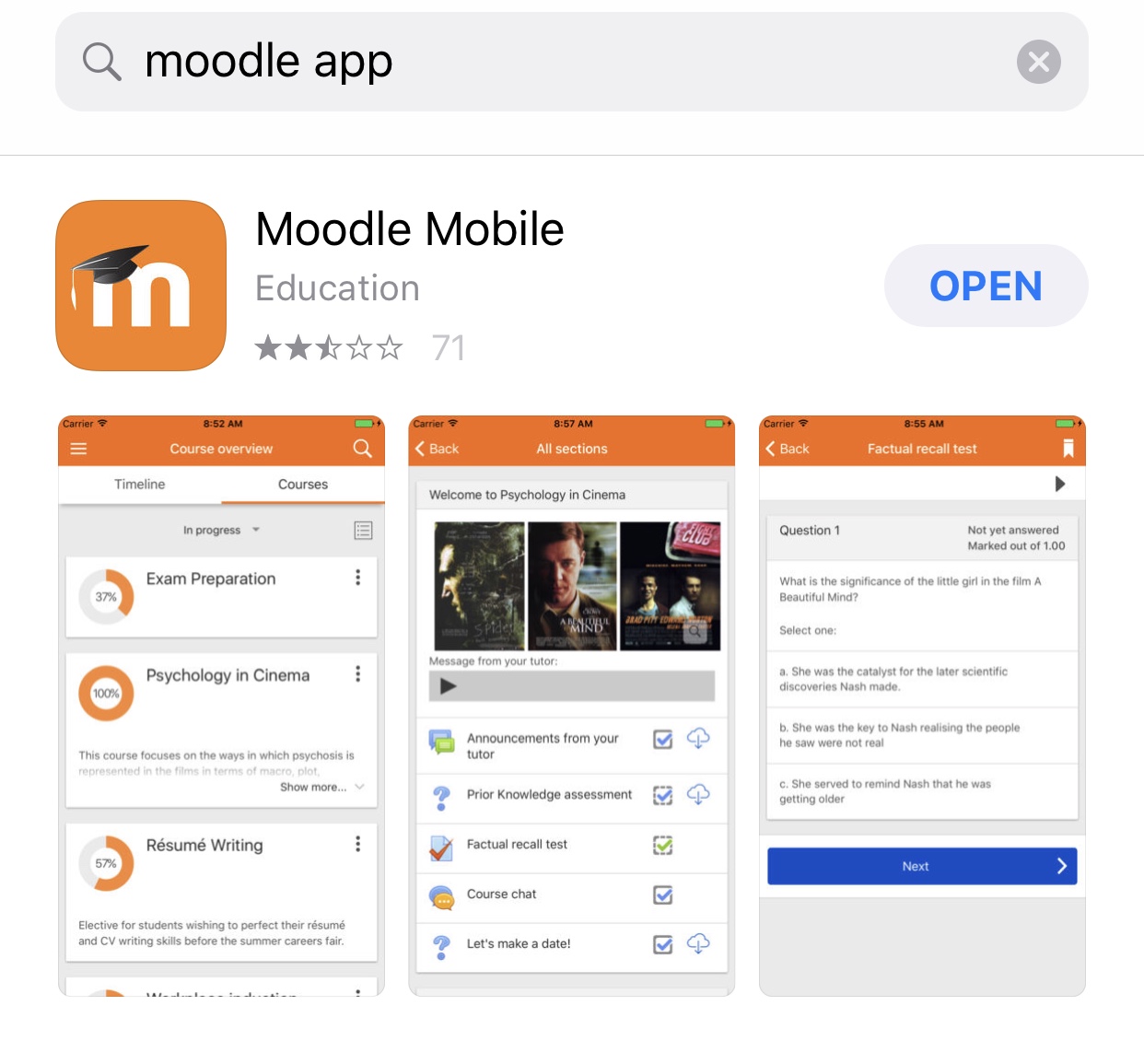 Moodle Mobile App Students Faculty Powered By Kayako Fusion