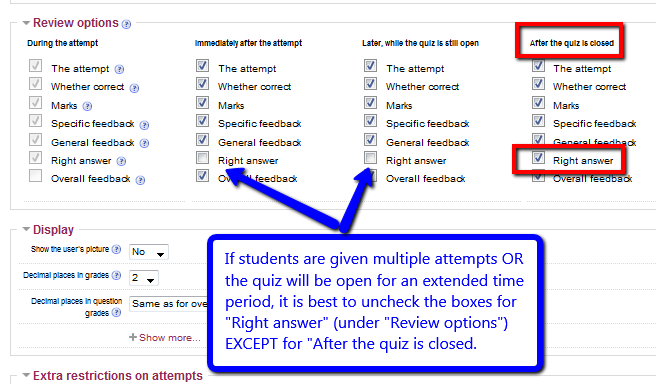 Shuffle question/answer order