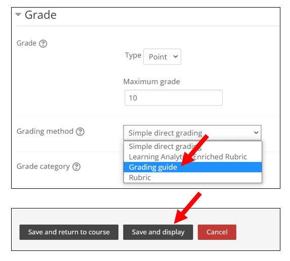 select grading guide