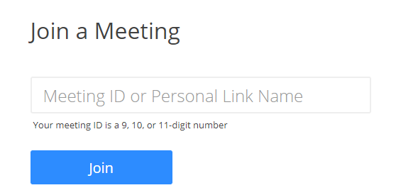 using personal meeting id in zoom