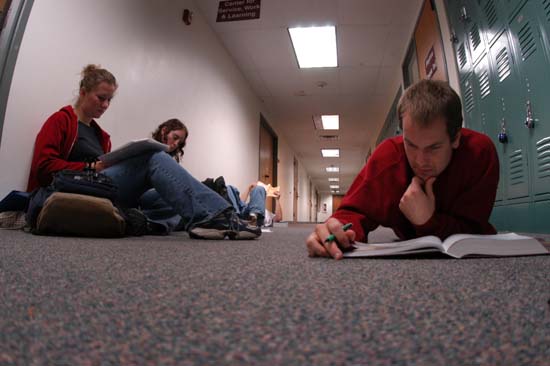 PA students in Hallway