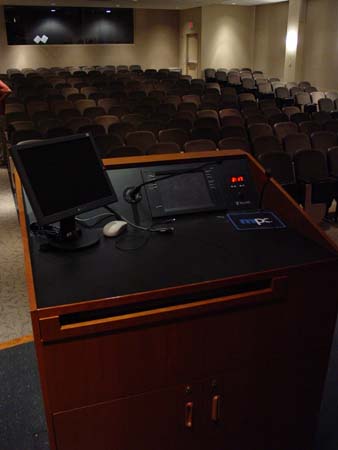 14 auditorium podium